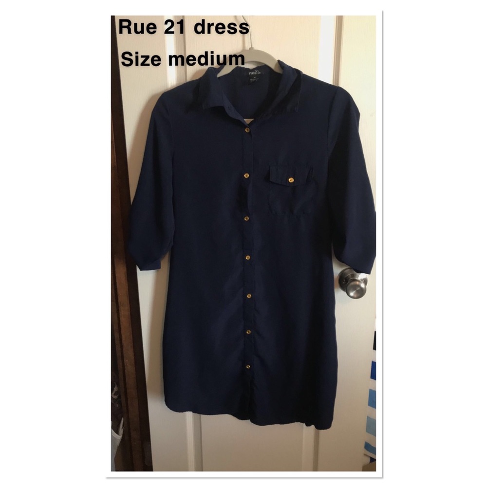 Navy blue dress